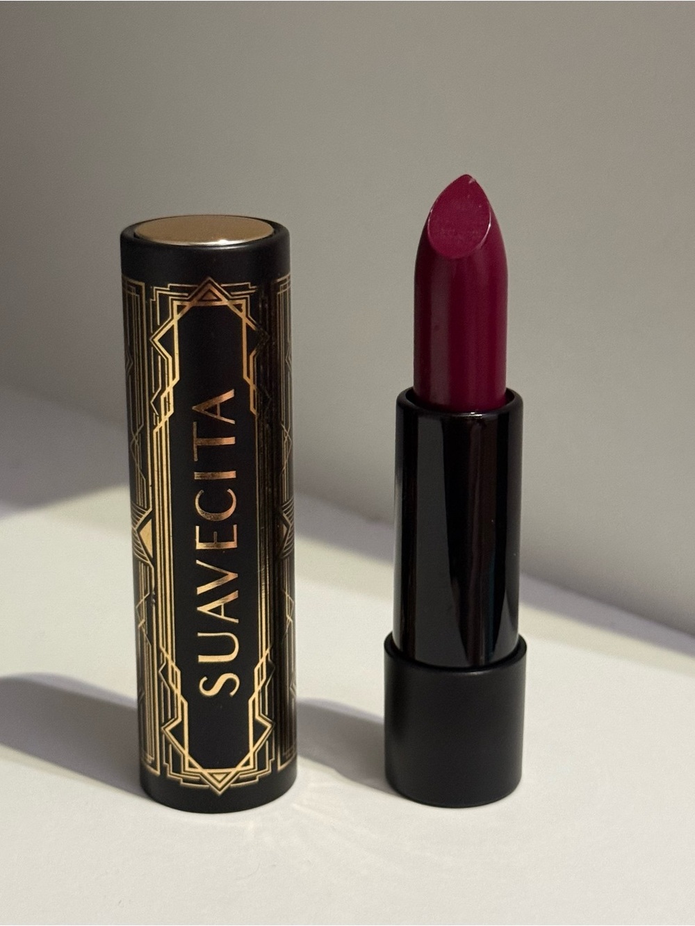 Brand New Suavecita Lipstick in Speakeasy - a Deep Plum Magenta Purple